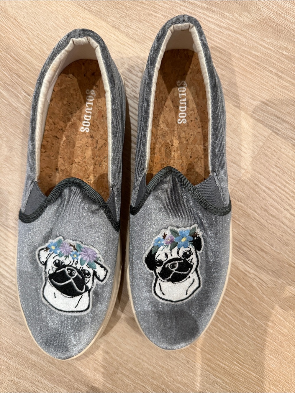 Soludos Flower Pug Slip on Sneakers